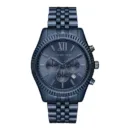 Michael Kors Men's Watch Lexington Chronograph 45mm Navy Blue - MK8480